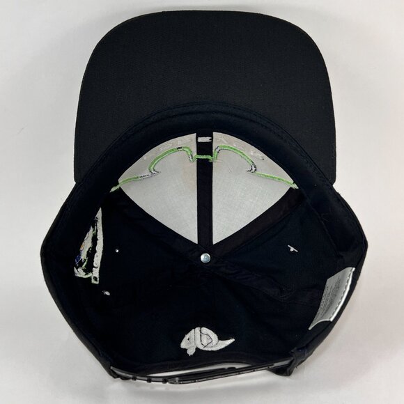 Vtg Batman Forever McDonalds Snapback Cap Hat AJD Black NASCAR Baseball Mens 90s - Picture 7 of 16
